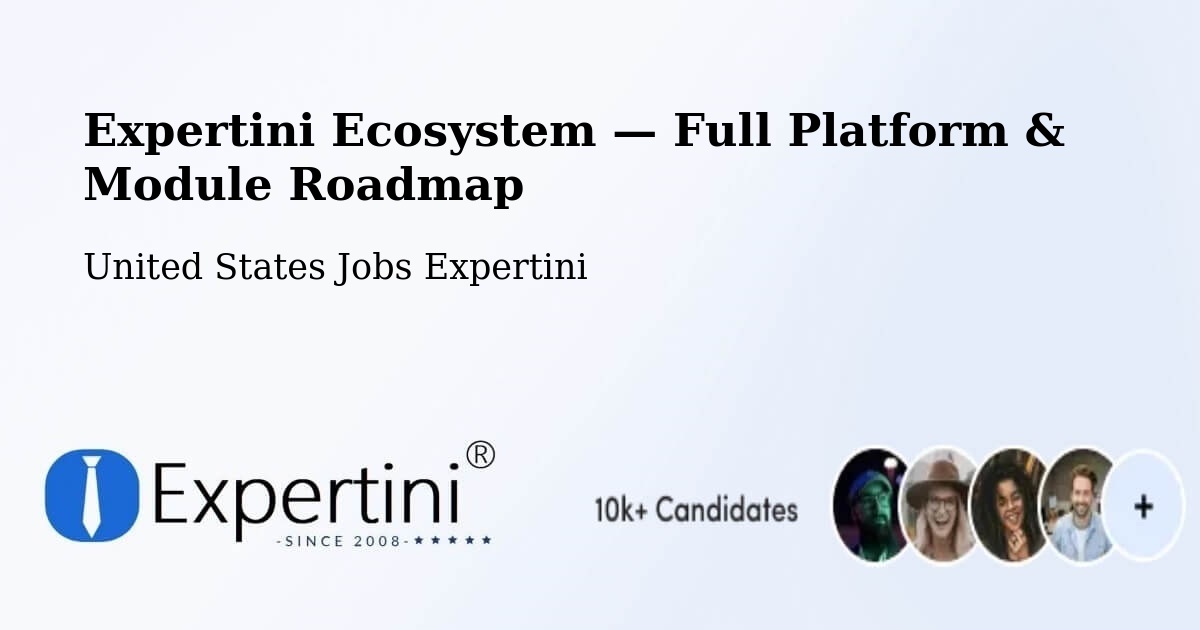 Expertini Ecosystem — Full Platform & Module Roadmap – Coraopolis